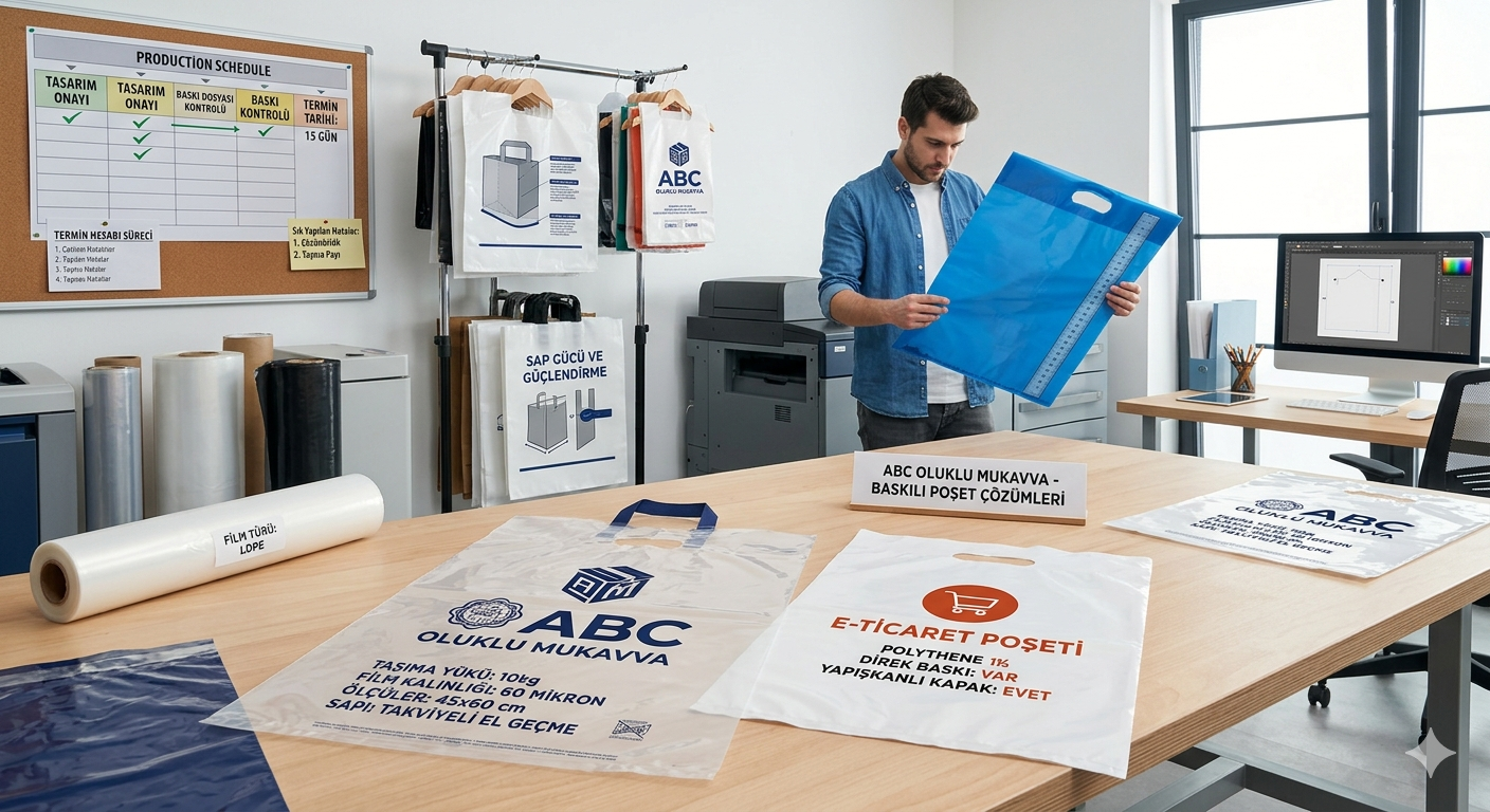 Baskılı plastik poşet siparişi